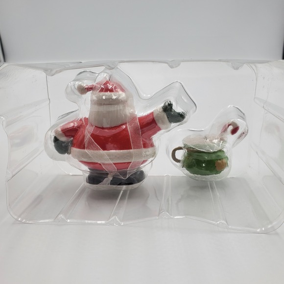 Hallmark Keepsake 2016 Tea Time Santa Teapot Ornament 1st in Series - Picture 4 of 6